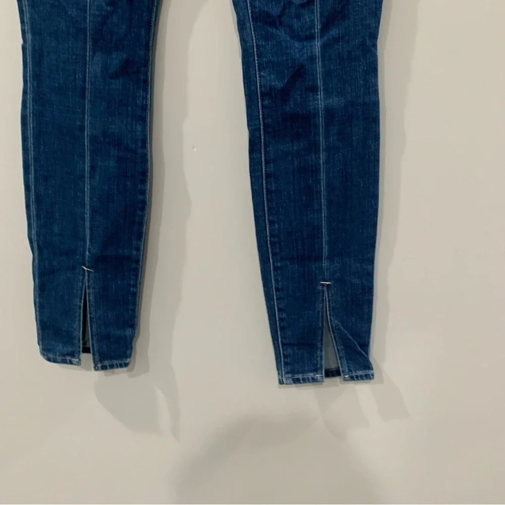 L’AGENCE Jeans Jyothi High Rise Split Hem in Durango Blue